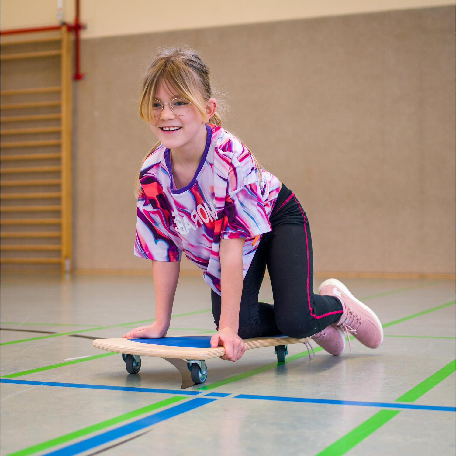 Rollbrett lenkbar Schulsport Unisex 5/6