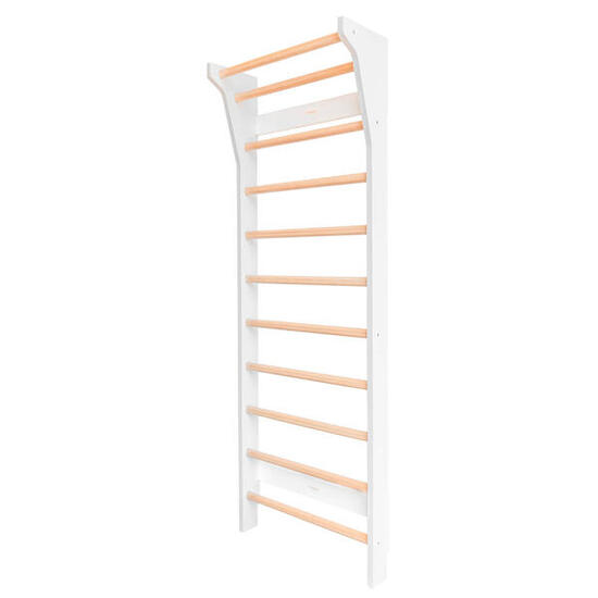 Sprossenwand Taimi Weiß mit Birke Turnen Unisex Weiss mit Birke