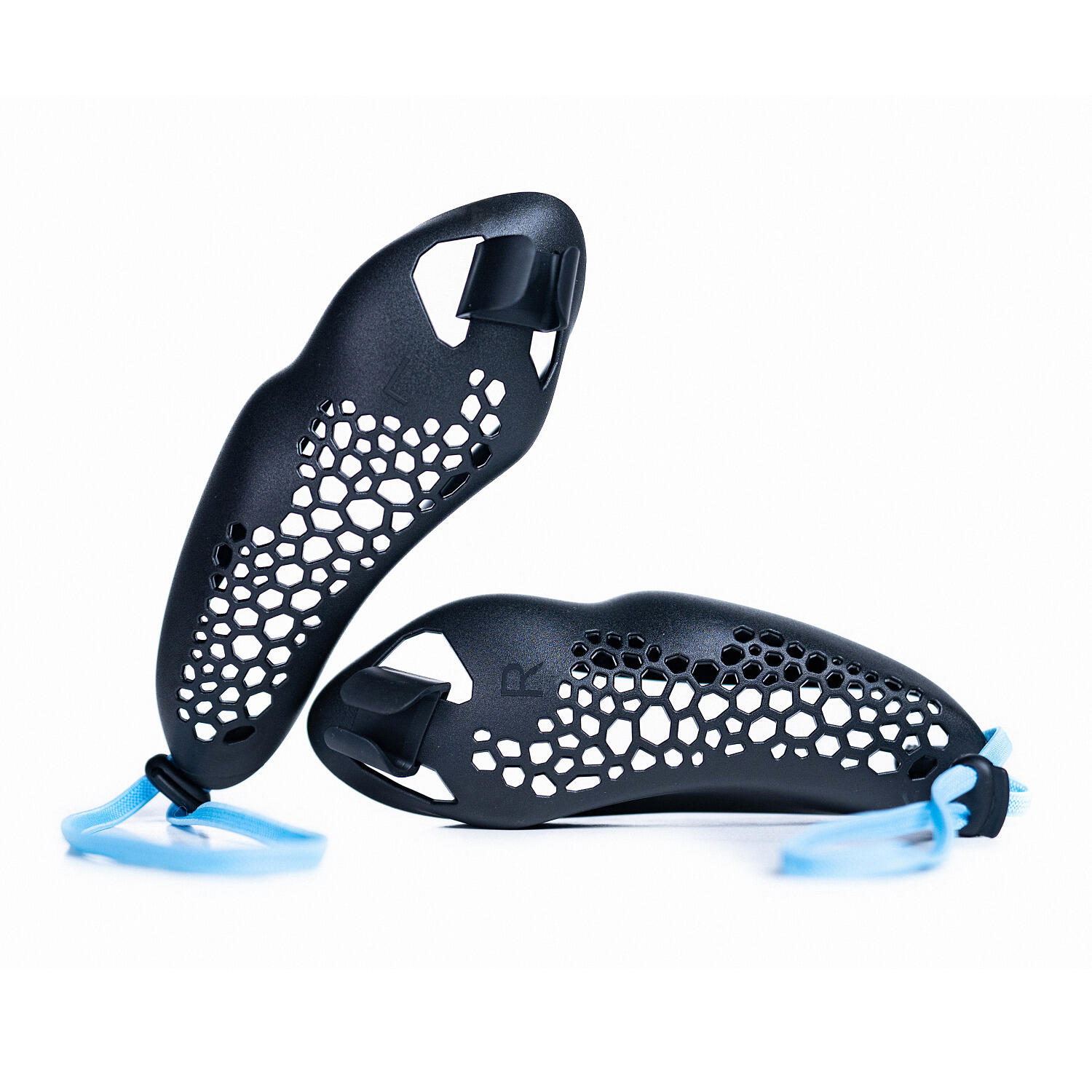 Lauftrainer by Dr. med. Schüler Schwarz mit hellblauem Band Large 2/2
