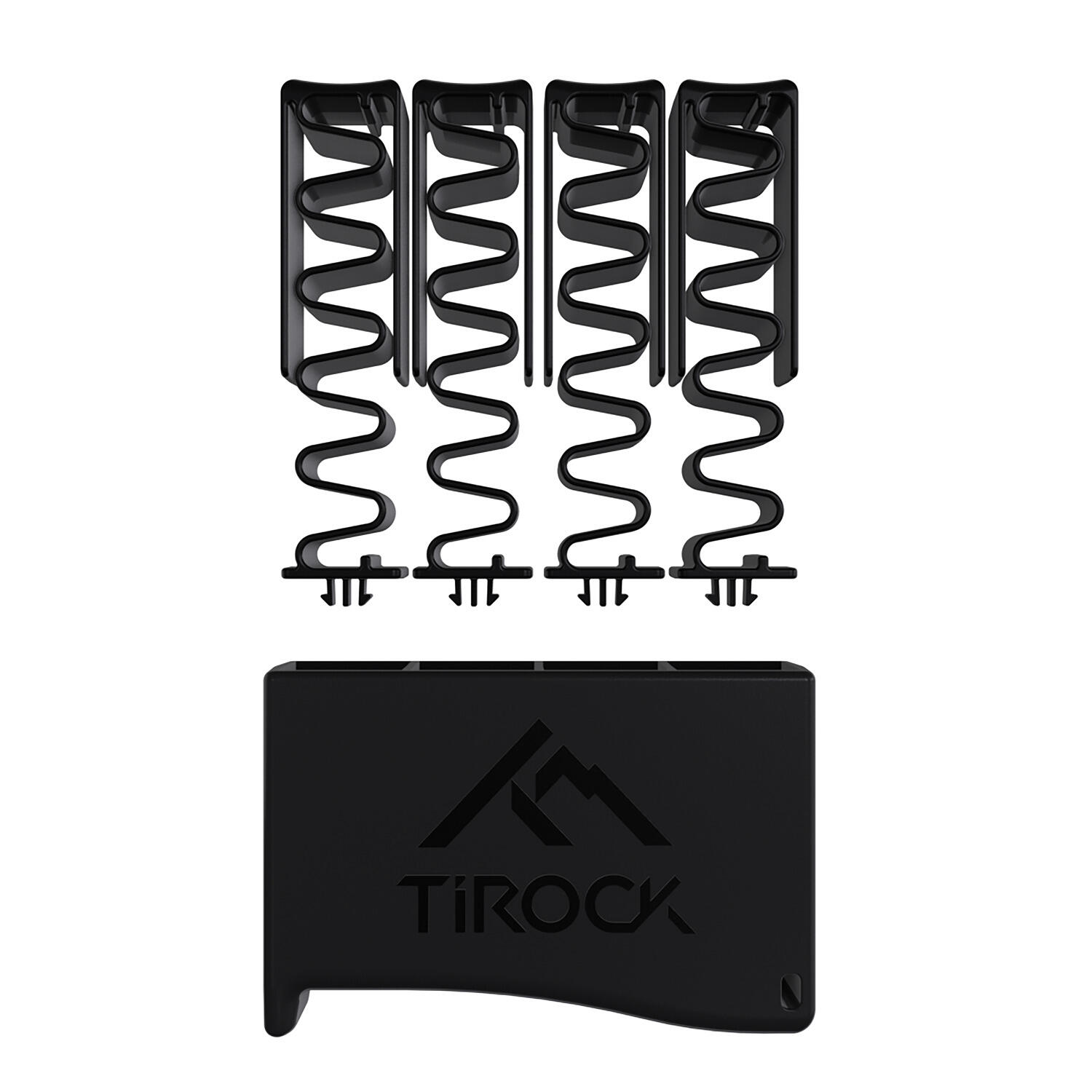 Fingertrainer-Set Ti-Hand Schwarz Stark Gymnastik Unisex Schwarz 3/6