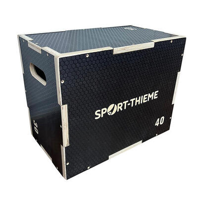 Plyobox Grippy 40x60x75 cm Fitness / Krafttraining Unisex Schwarz