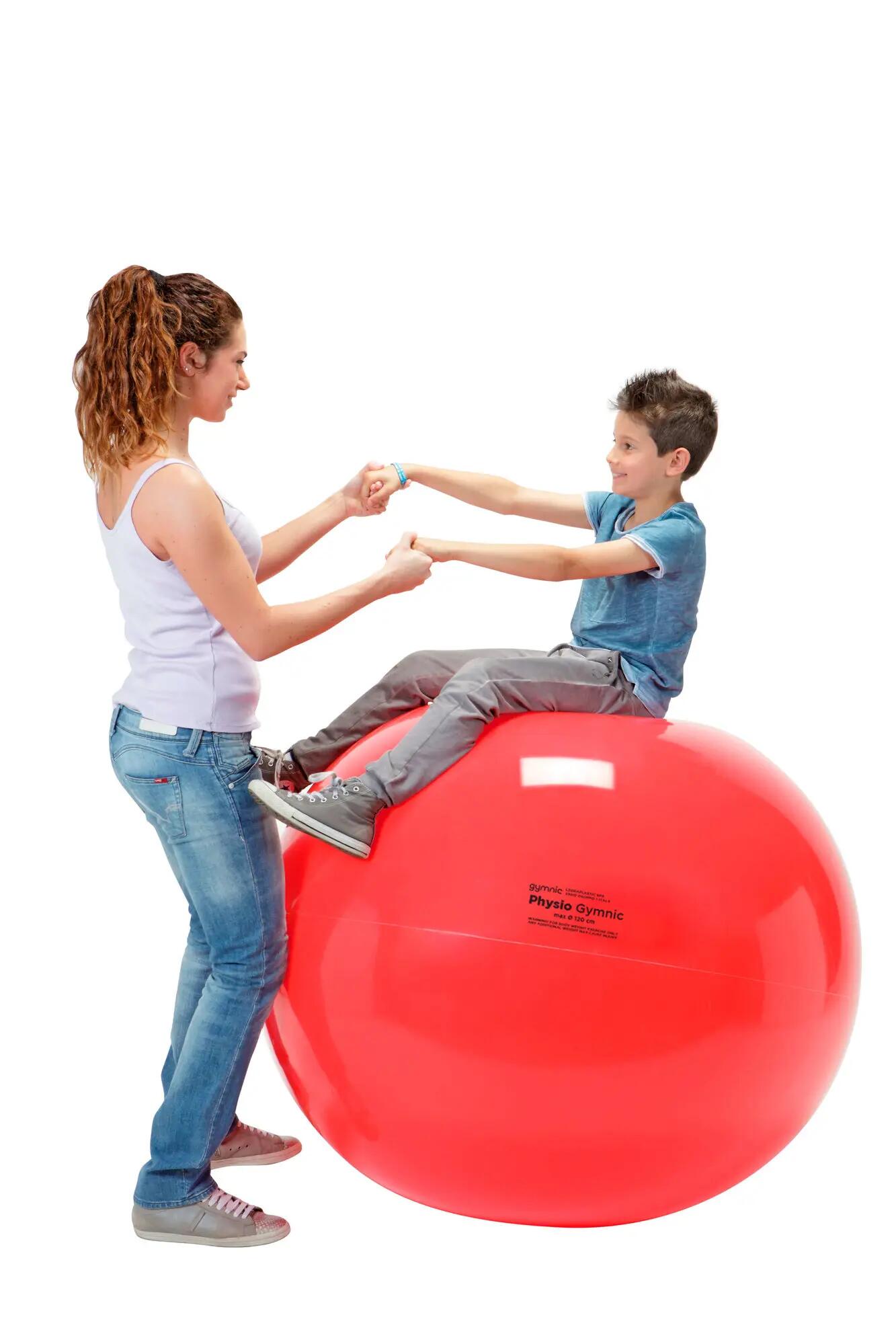 Gymnic Physio Gymnic Palla grande per fisioterapia Ø 120 cm rossa 4/8