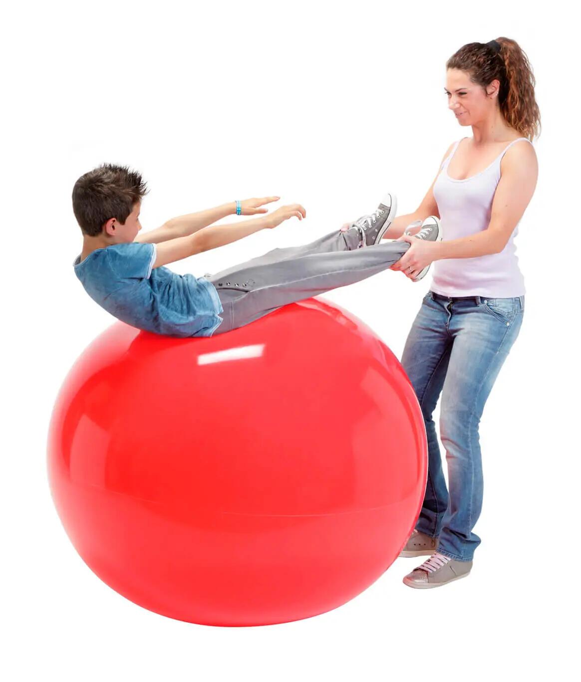 Gymnic Physio Gymnic Palla grande per fisioterapia Ø 120 cm rossa 6/8