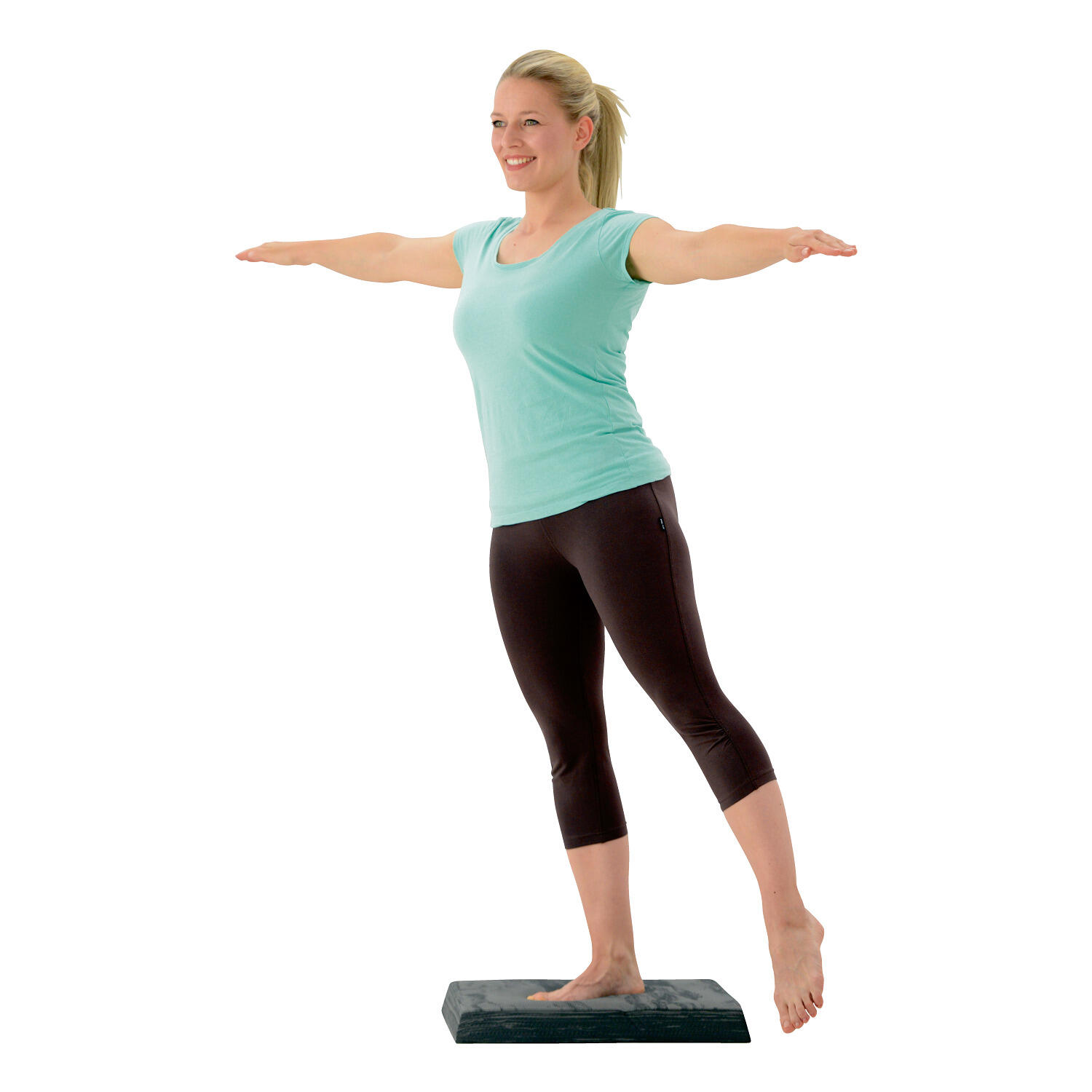 BalanceFit Balance-Pad Schwarz marmoriert Functional Training Unisex Schwarz 5/6