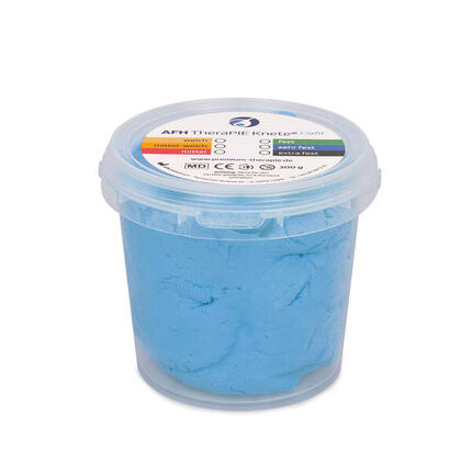 Pâte à modeler thérapeutique Lumière Bleu, très ferme 12x12x11 cm, 300 g
