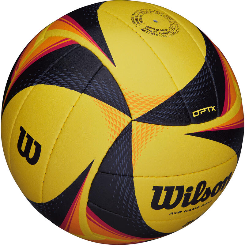 Beachvolleyball AVP Beachvolleyball Unisex Gelb-Schwarz