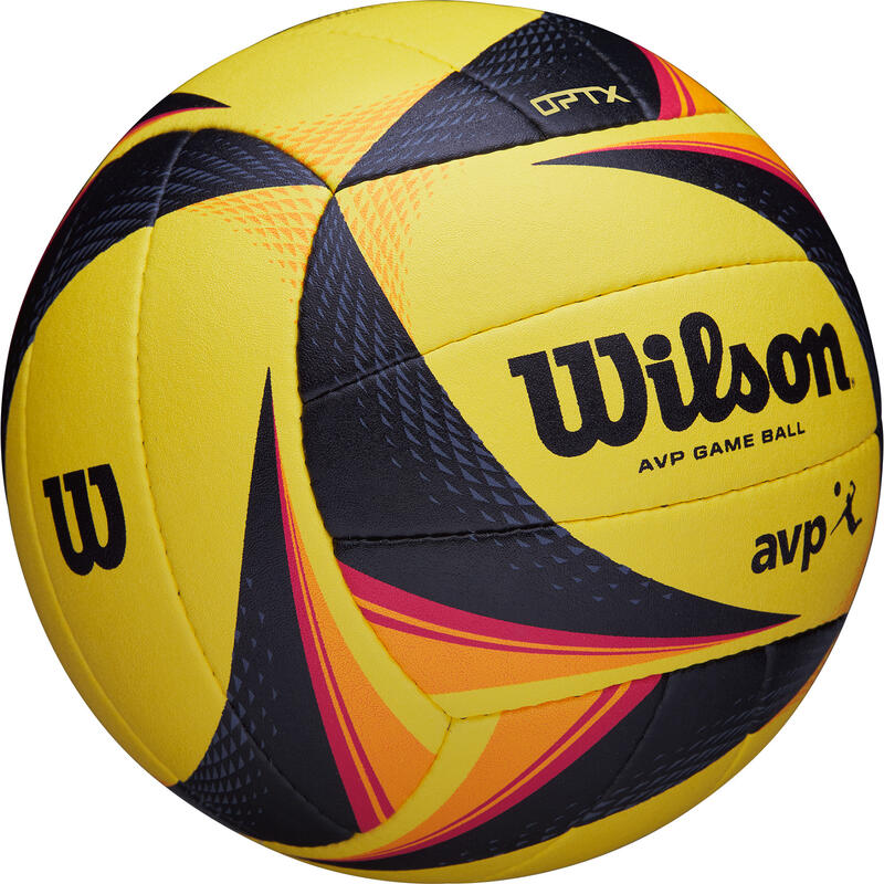 Beachvolleyball AVP Beachvolleyball Unisex Gelb-Schwarz