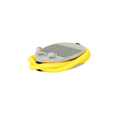 Fußpumpe mit Manometer Turnen Unisex Grau-Gelb