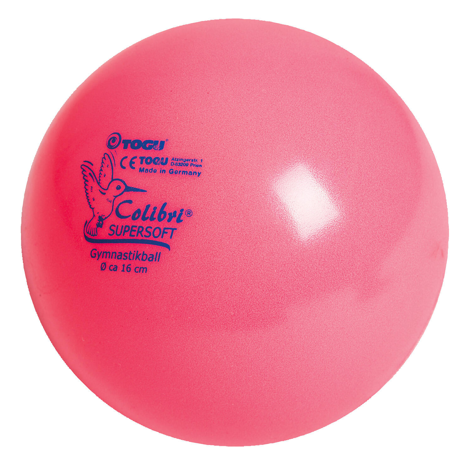 Togu Fitness ball "Colibri Supersoft", Pink