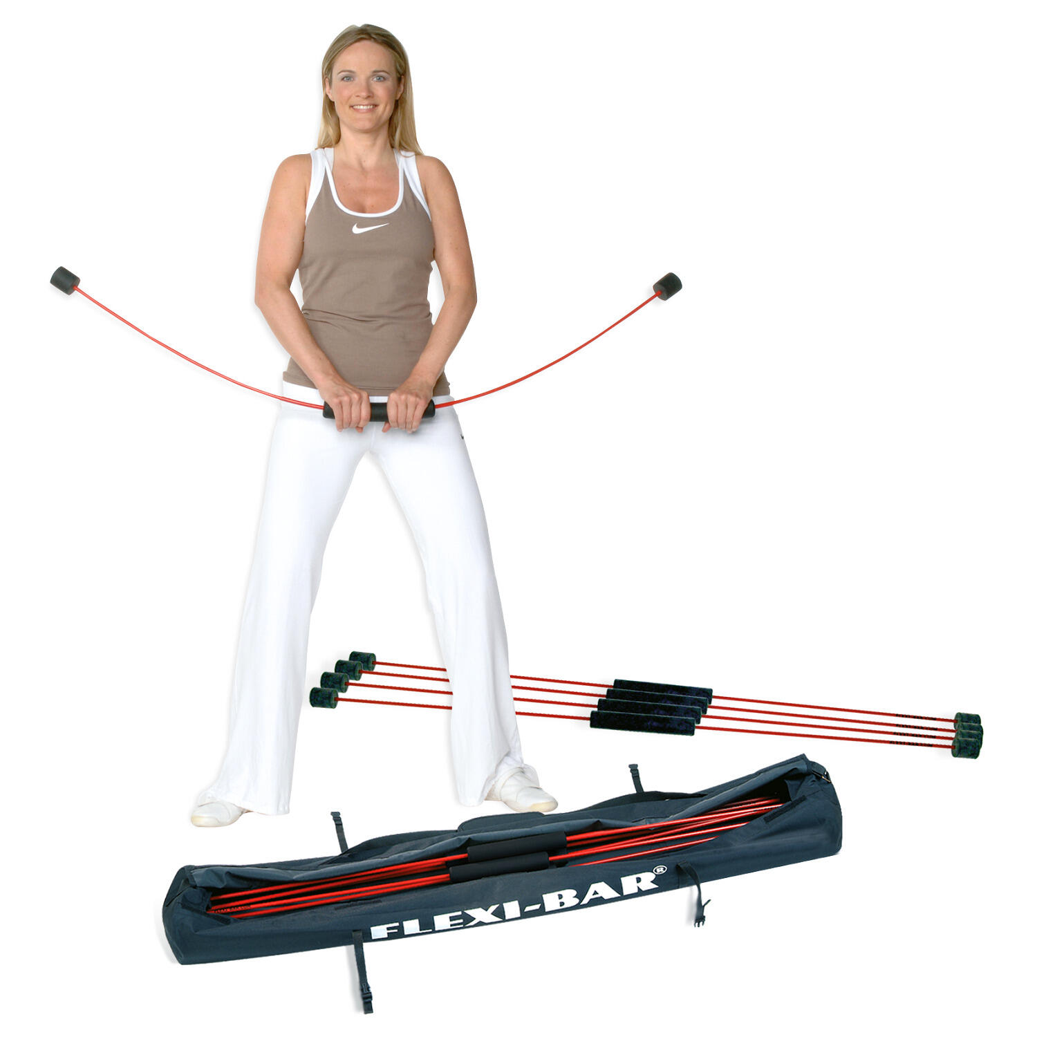 FLEXI-BAR Set di bacchette oscillanti Gruppo Fitness cardio Unisex