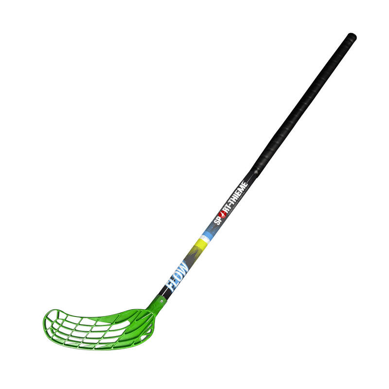 Sport-Thieme Crosse de floorball « FLOW II », Lame verte, 95 cm