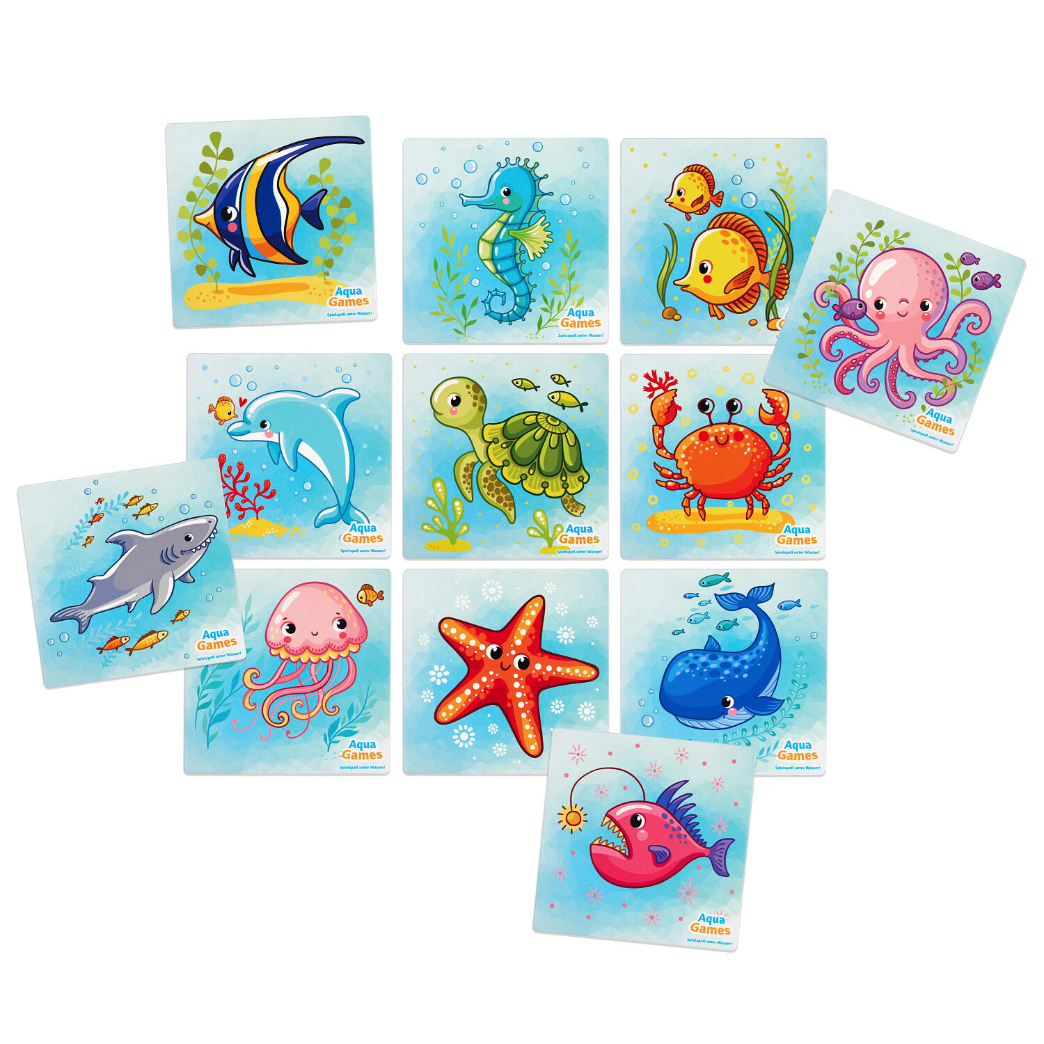 Underwater Pool Game Memo Mini Schwimmen Unisex 4/6