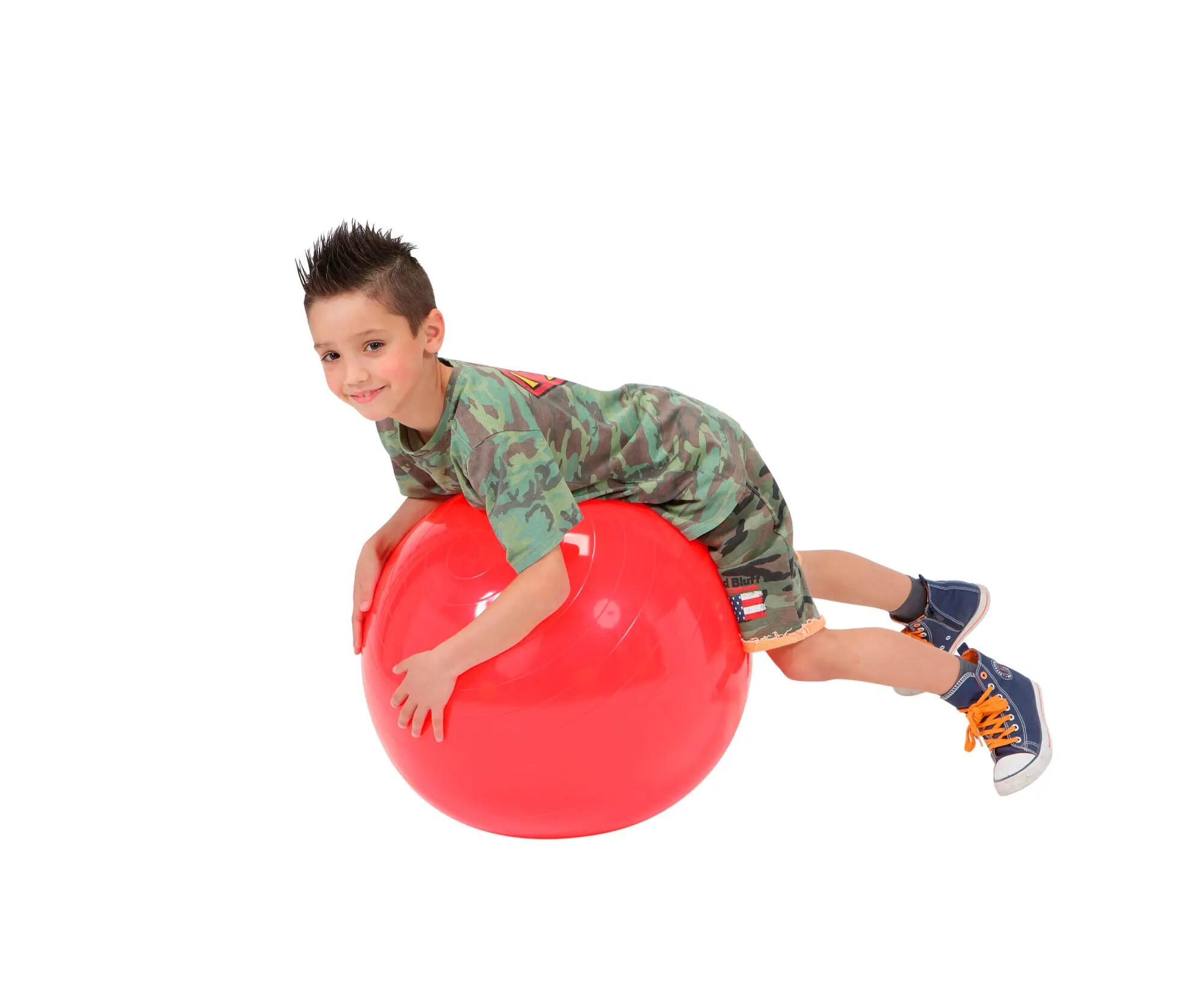 Gymnic Classic Palla per fisioterapia Ø 55 cm rossa ginnastica rieducativa 3/5