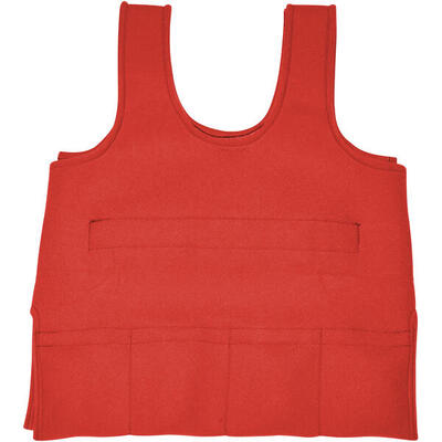 Gewichtsweste Größe XS. Rot Fitness / Krafttraining Unisex Rot
