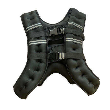 Gewichtsweste Sprint 10 kg Fitness / Krafttraining Unisex Schwarz