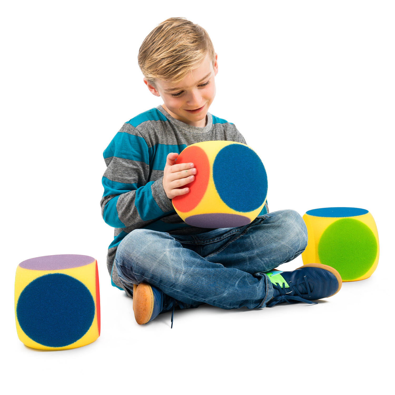 Schaumstoffwürfel-Set Farben Yoga Unisex 2/3