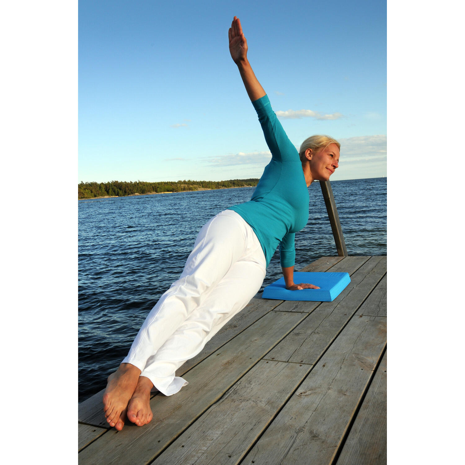 BalanceFit Balance-Pad Blau marmoriert Functional Training Unisex Blau 3/5