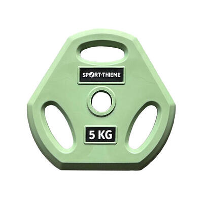Hantelscheibe PU für Pumpset 5 kg Pastellgrün Gewichtheben Unisex Pastellgrün