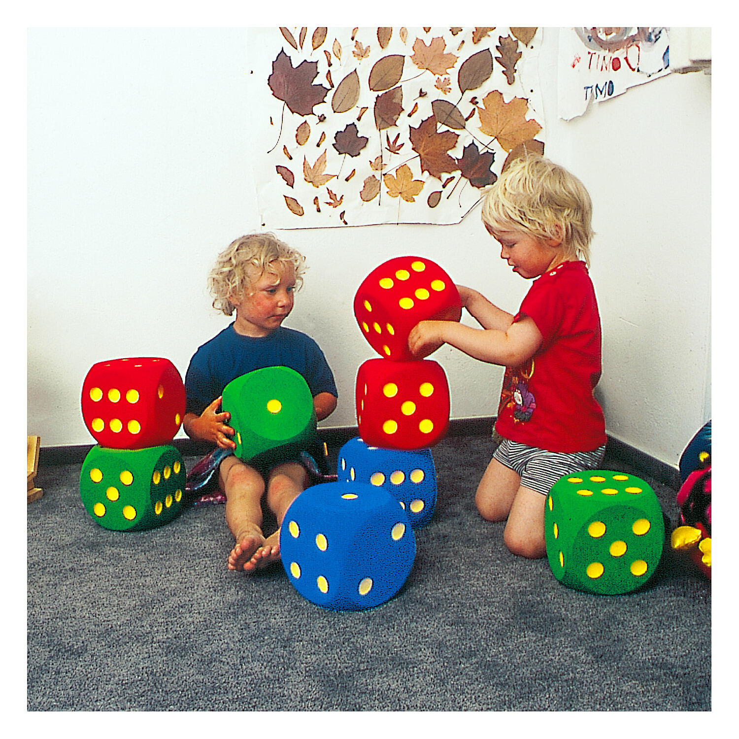 Schaumstoffwürfel-Set Zahlen Yoga Unisex 2/3