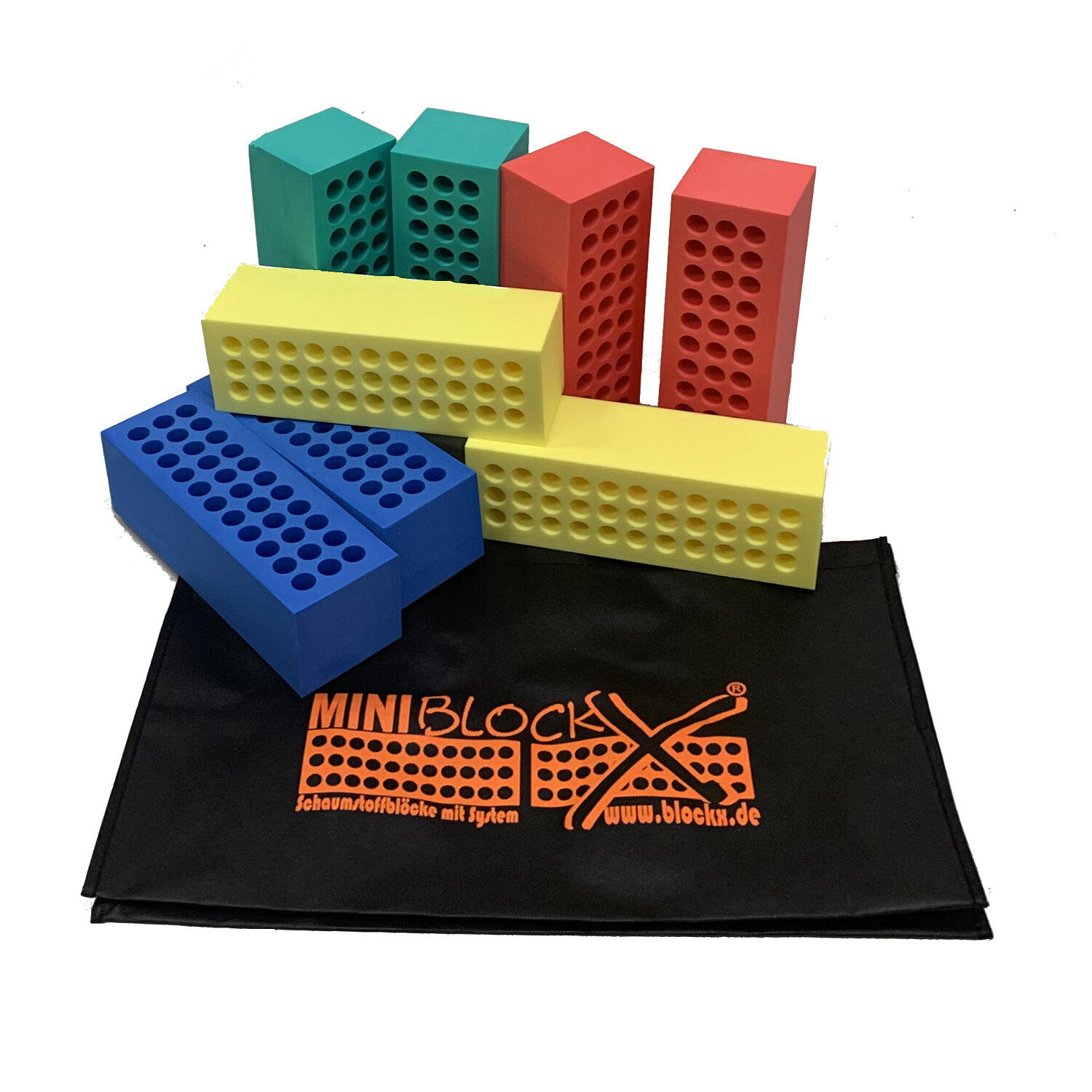 Aufbewahrungstasche für Schaumstoffblöcke MiniBlockX Yoga Unisex 2/3