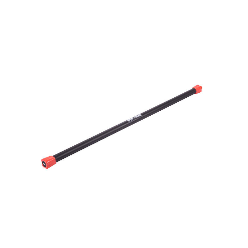 Sport-Thieme Barre lestée « Steel Weighted Bar », Rouge clair