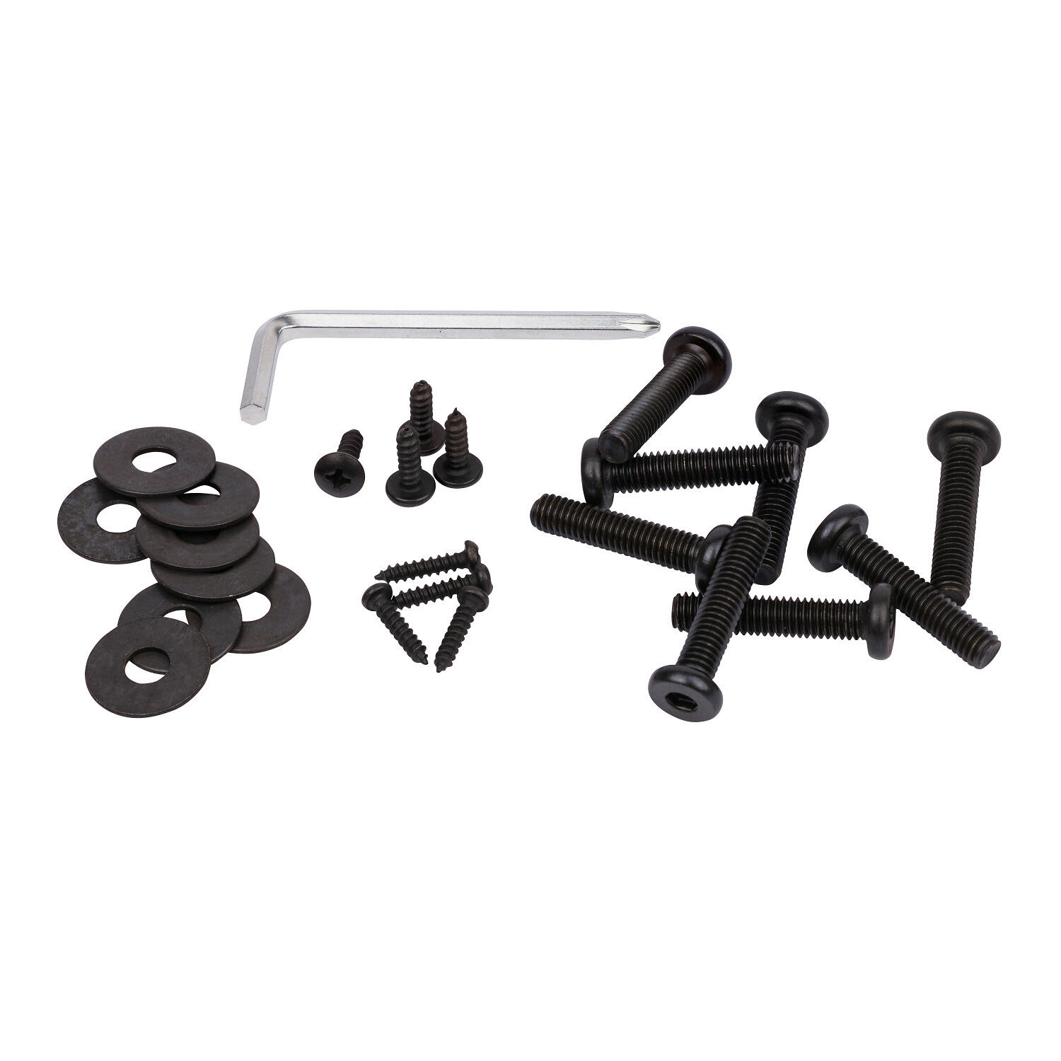 SPORTIME Set di viti Attaccante Nero Tischfußball Unisex