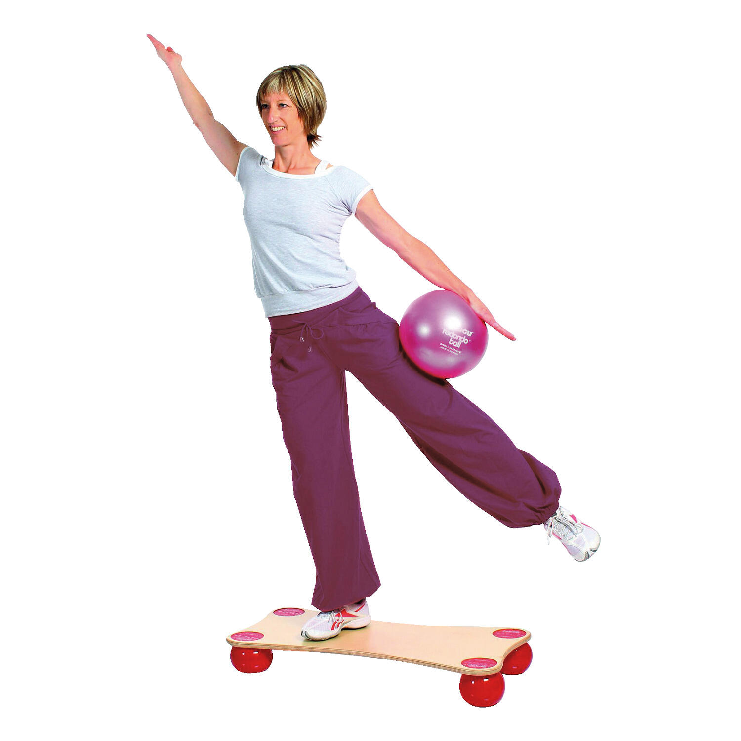 Balance-Board Balanza Ballstep Classic Functional Training Unisex Natur 5/6