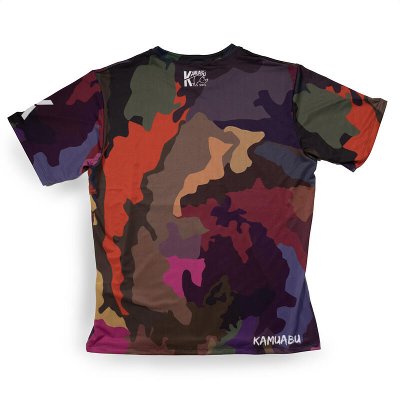 #CAMOUFLAGE hardloop-T-shirt met korte mouwen - DAMES (maten XS-S-M-L-XL)