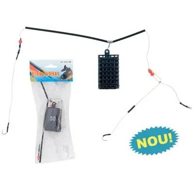 Montura feeder Baracuda cu cos rectangular 20 g 2/3