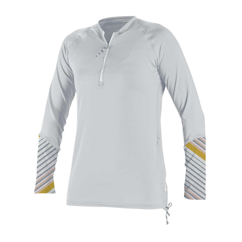 Tricou lung de înot O'Neill Front Zip Sun pentru femei