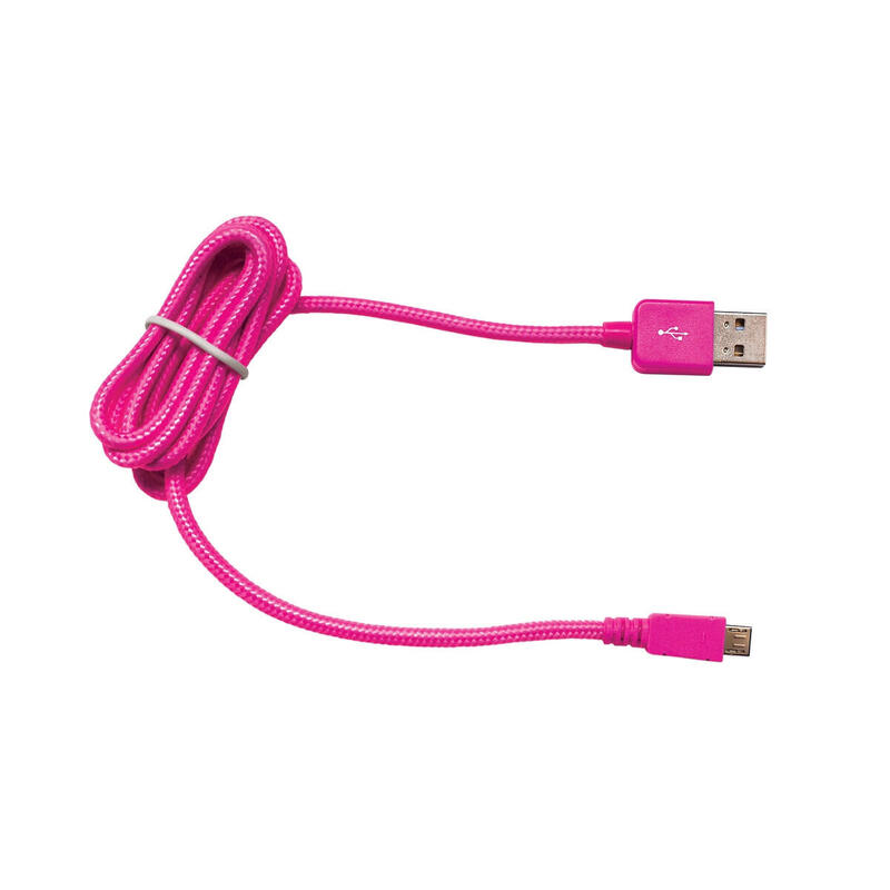muvit cable USB-MicroUSB 2.1A 1.2m fucsia