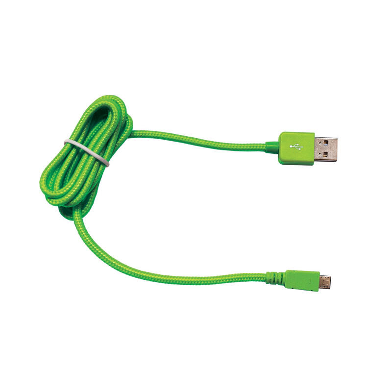 muvit cable USB-MicroUSB 2.1A 1.2m verde