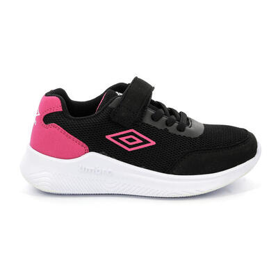 Umbro nateo meisjes sneakers zwart/roze - stijlvol & comfortabel