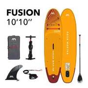 FUSION Inflatable Stand Up Paddle Board Set - Orange