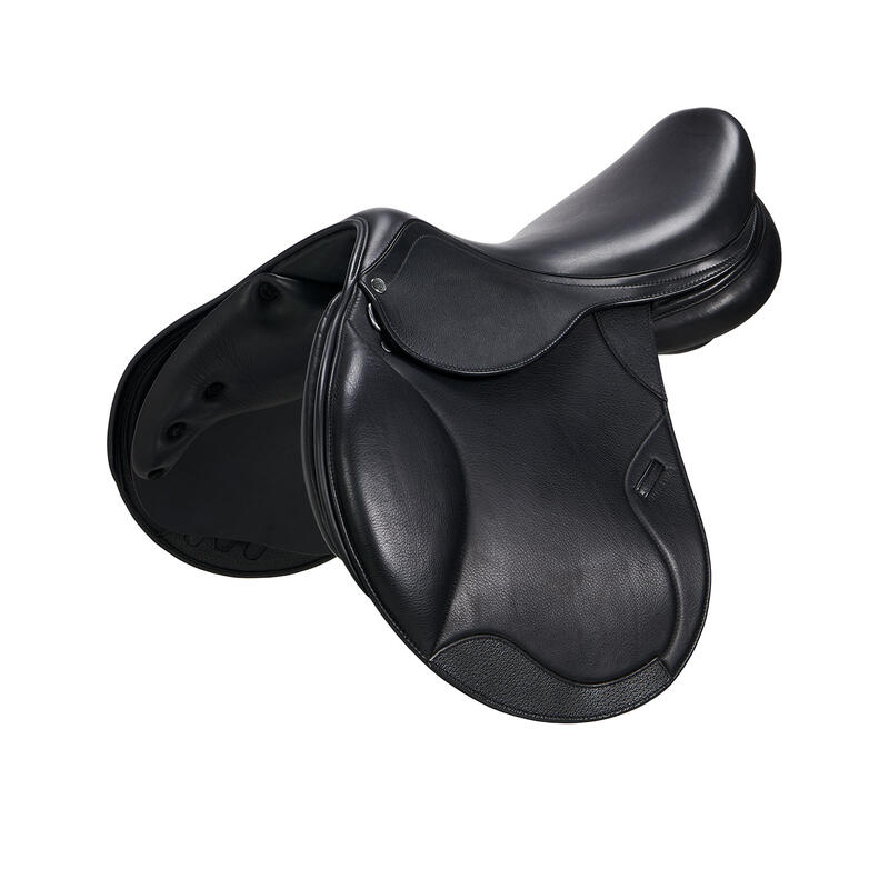 Selle de saut Meredith en cuir doublé