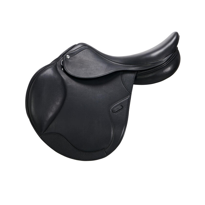 Selle de saut Meredith en cuir doublé