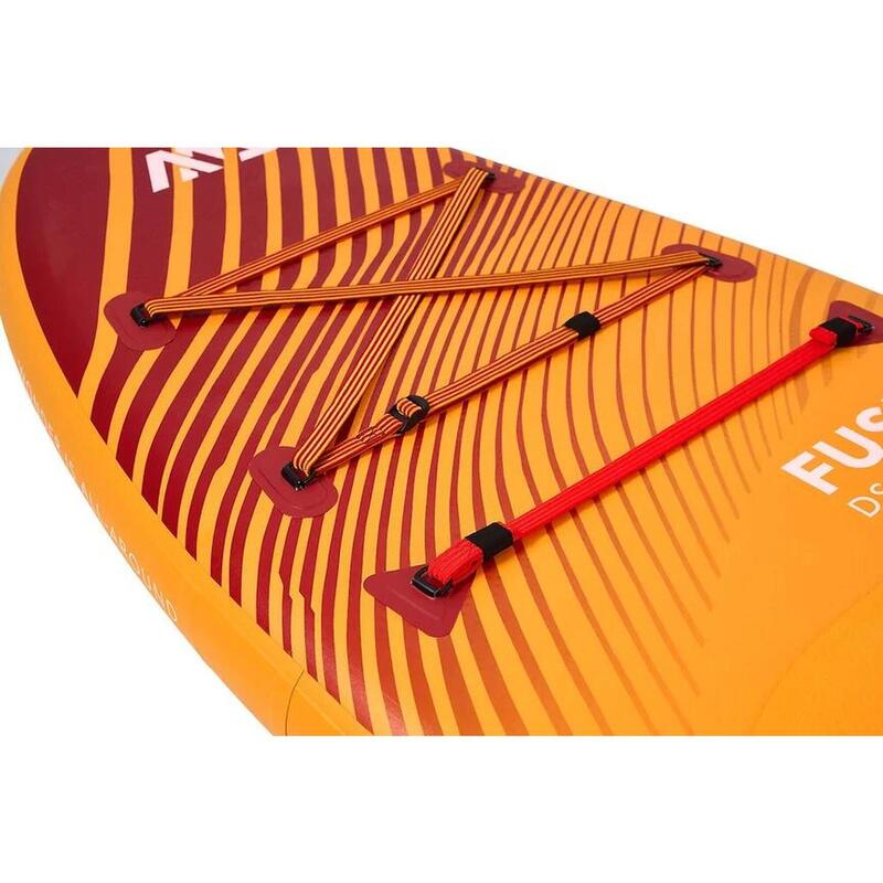 FUSION Inflatable Stand Up Paddle Board Set - Orange