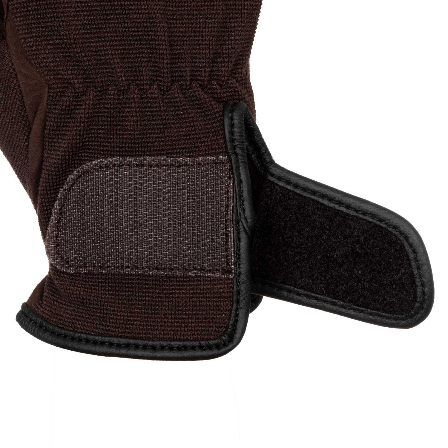 Paardrijhandschoenen van Amara synthetisch leer 4/4