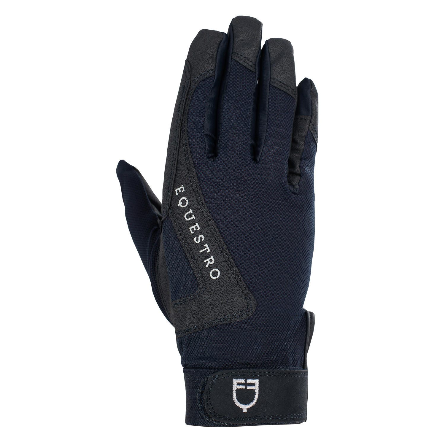 EQUESTRO Guantes de equitación Sunny de tejido técnico.