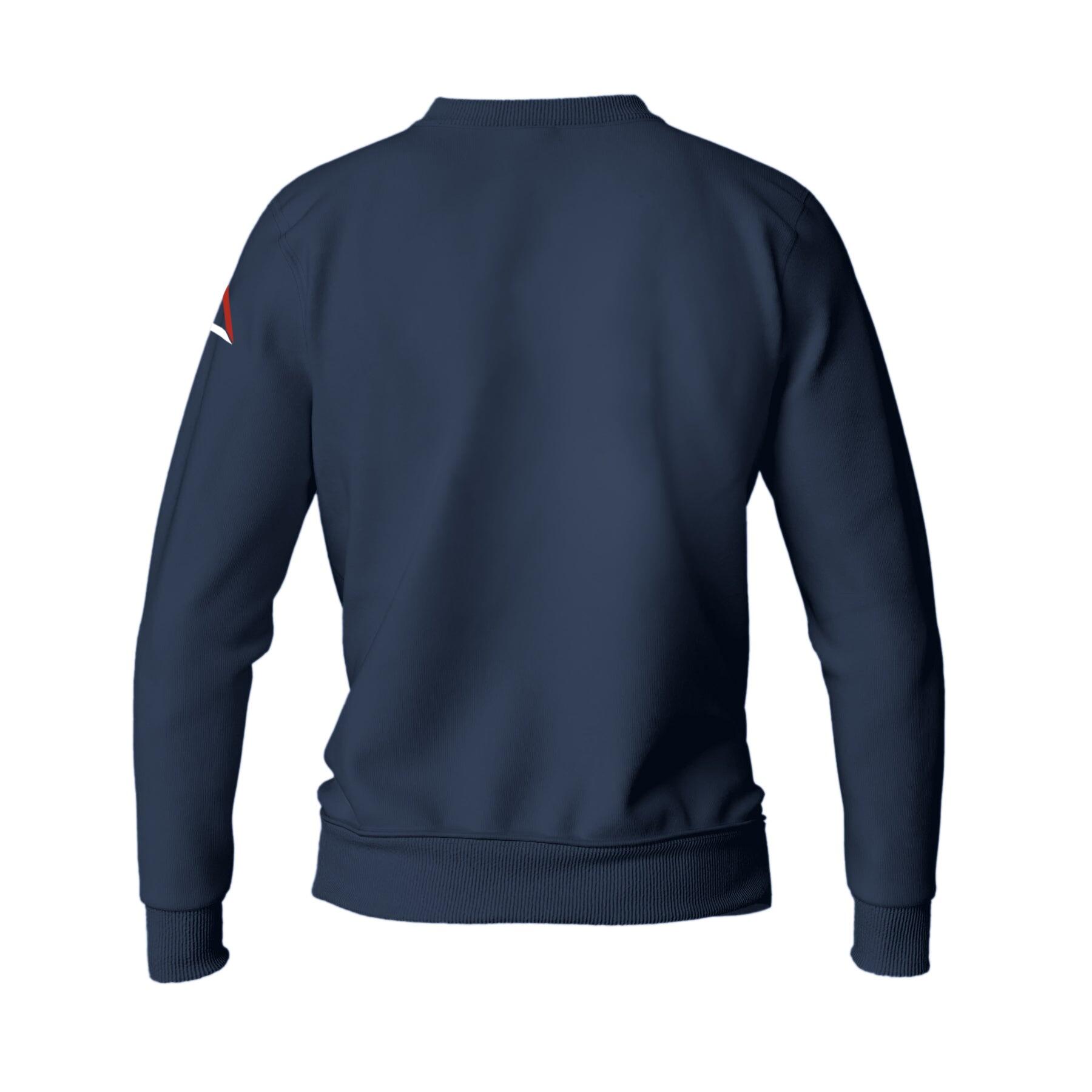 Sudadera Adulto de Fitness The Indian Face Unisex Alpine Azul marino 2/3