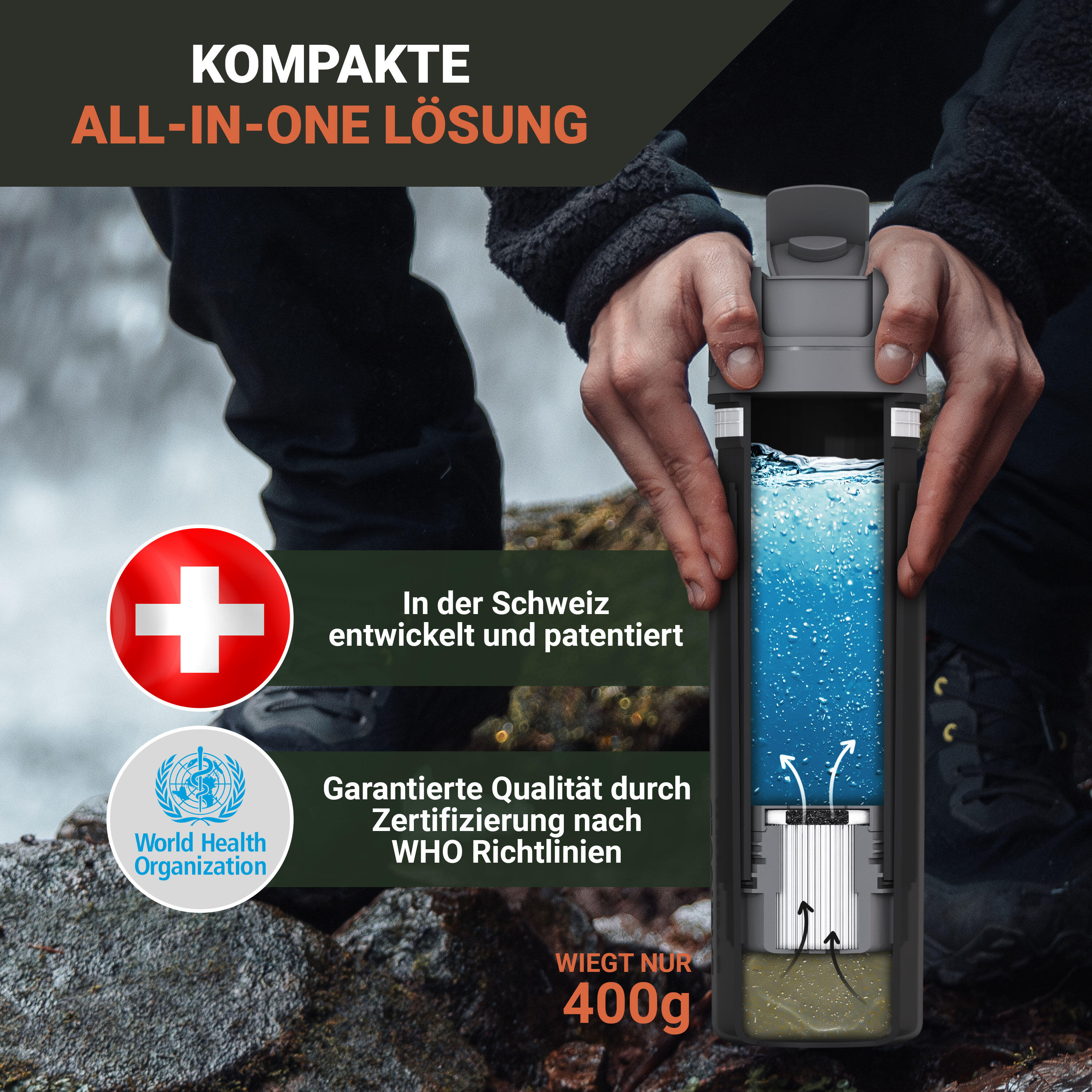 Bachgold® Wechselfilter mit 1500L Filterkapazität 2/7