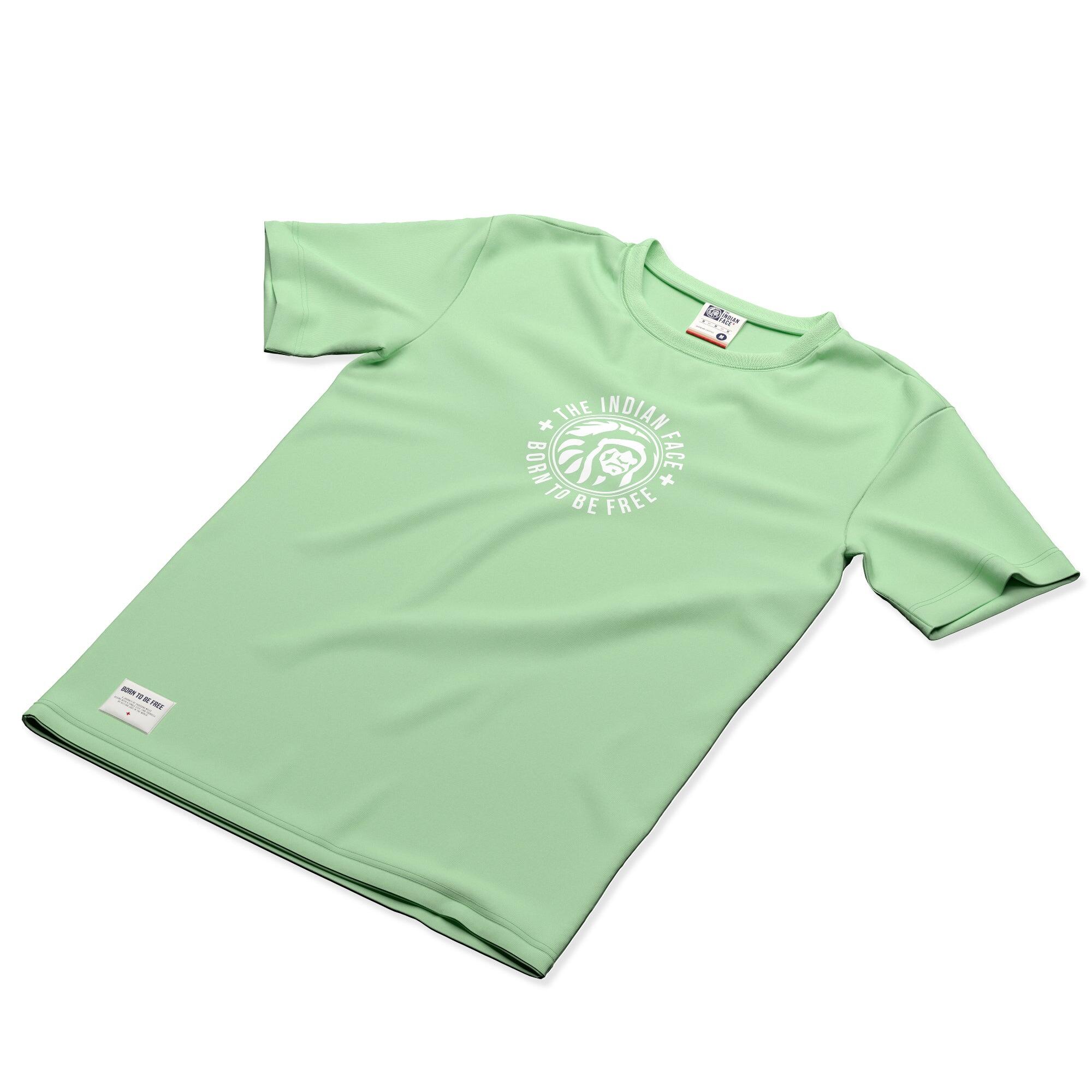Camiseta adulto y niño de Fitness The Indian Face Unisex Spirit Verde lima 5/5