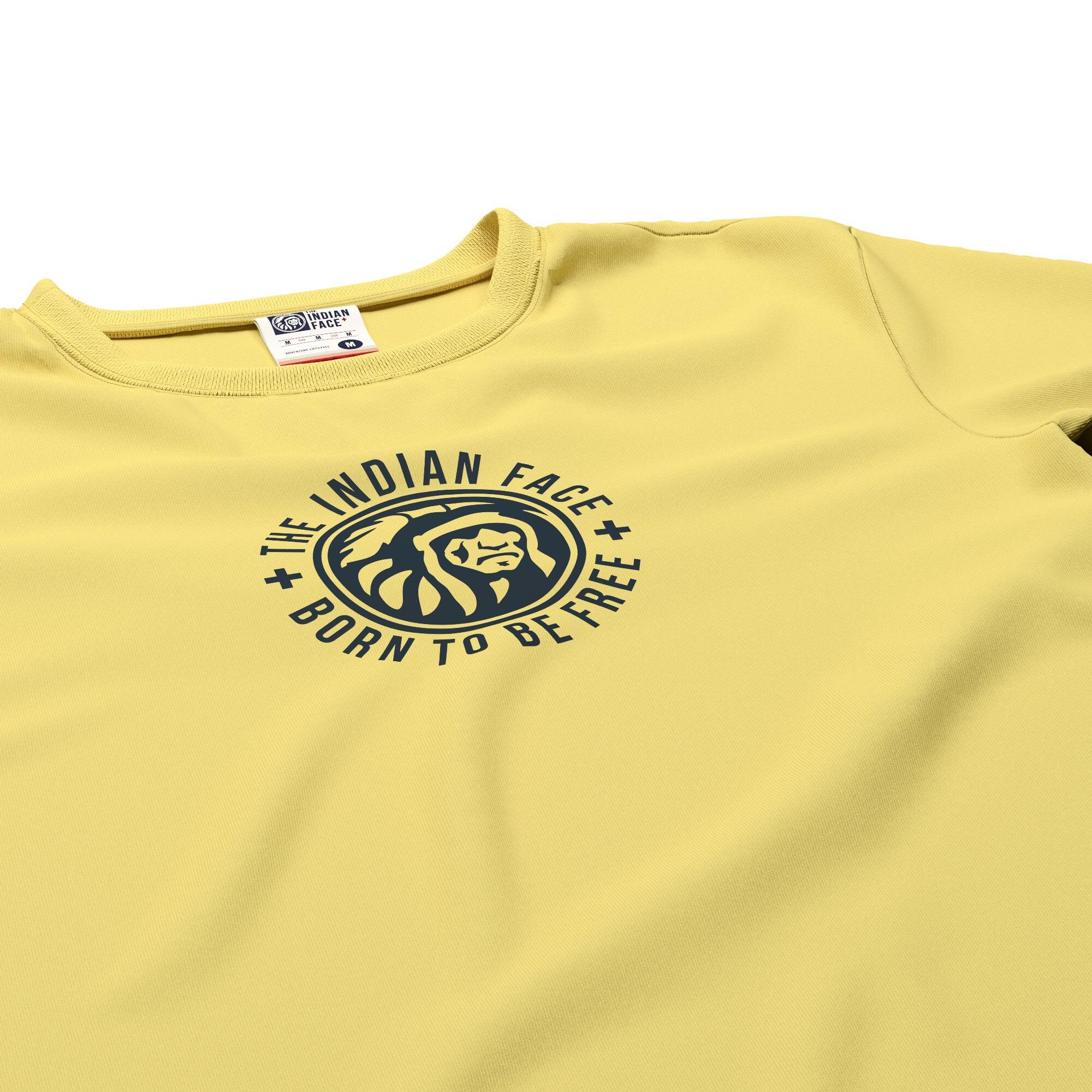 Camiseta adulto y niño de Fitness The Indian Face Unisex Spirit Amarilla 4/5