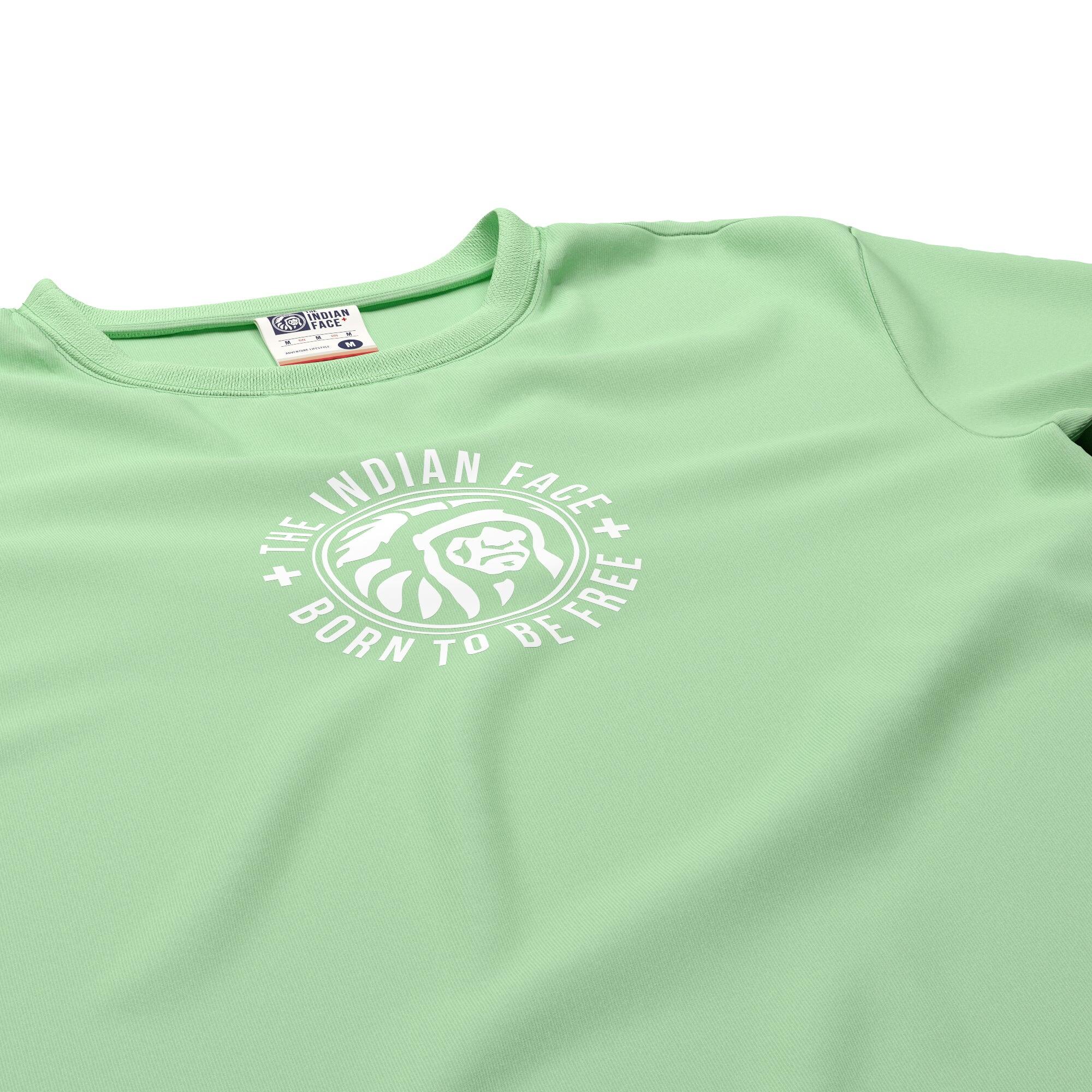 Camiseta adulto y niño de Fitness The Indian Face Unisex Spirit Verde lima 4/5