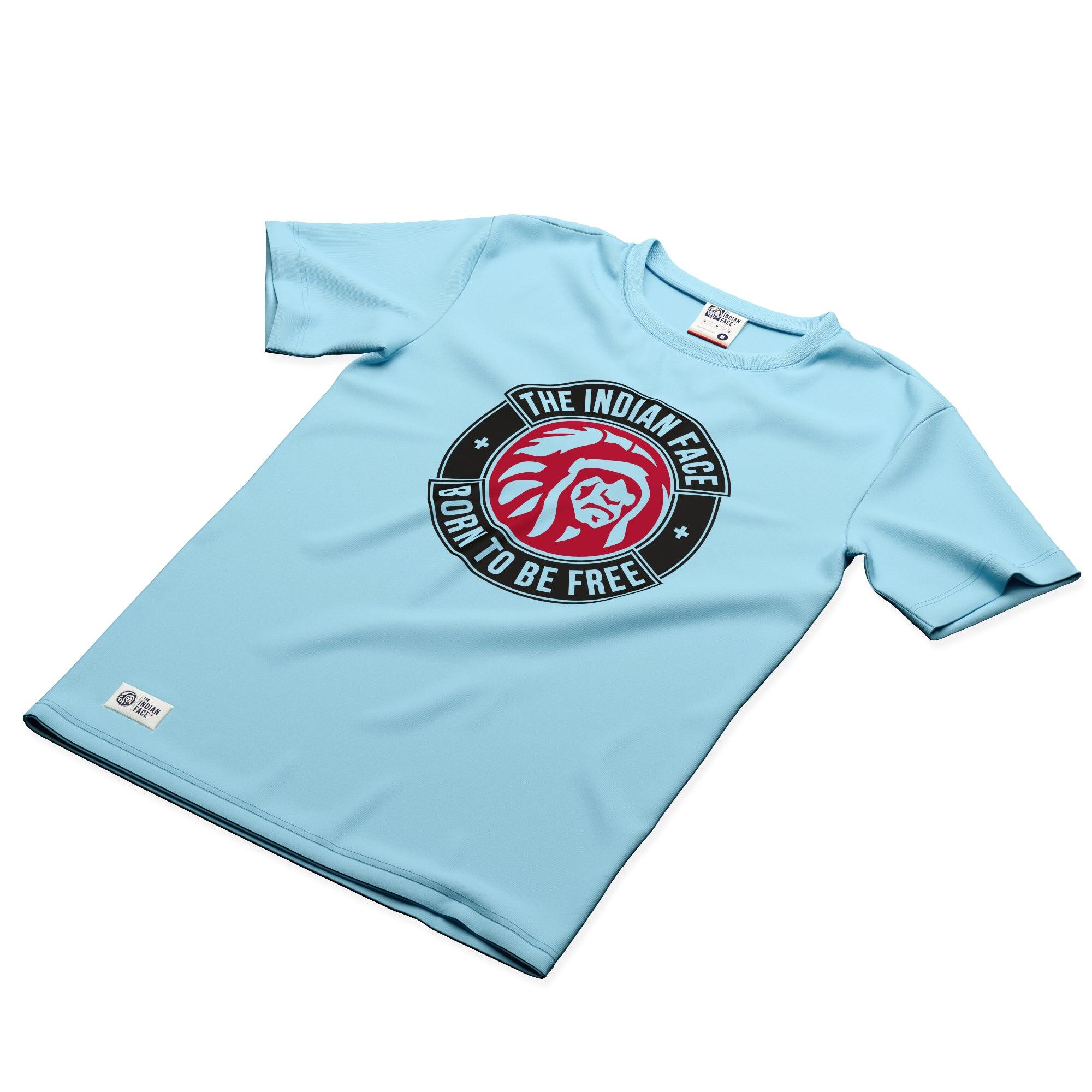 Camiseta adulto y niño de Fitness The Indian Face Unisex Original Azul 5/5