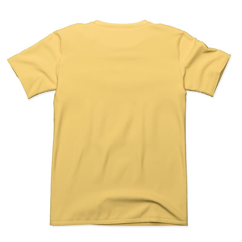 Camiseta adulto y niño de Fitness The Indian Face Unisex Classic Amarillo