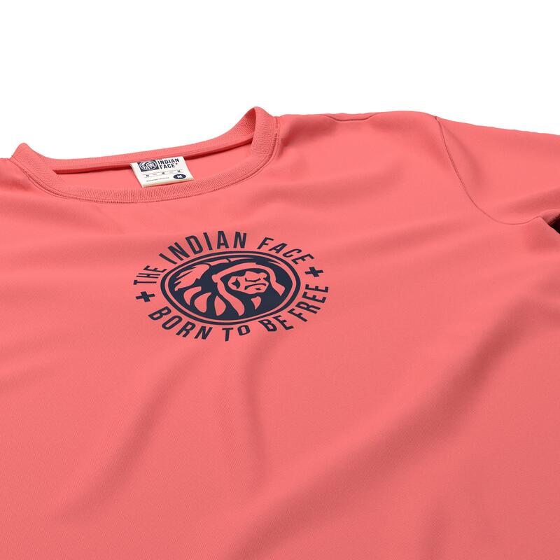 Camiseta adulto de Fitness The Indian Face Unisex Spirit Coral