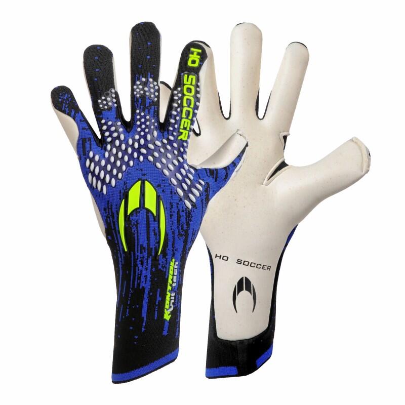 Guanti da portiere Ho Soccer Adulti Kontrol Knit Tech Blu Alert