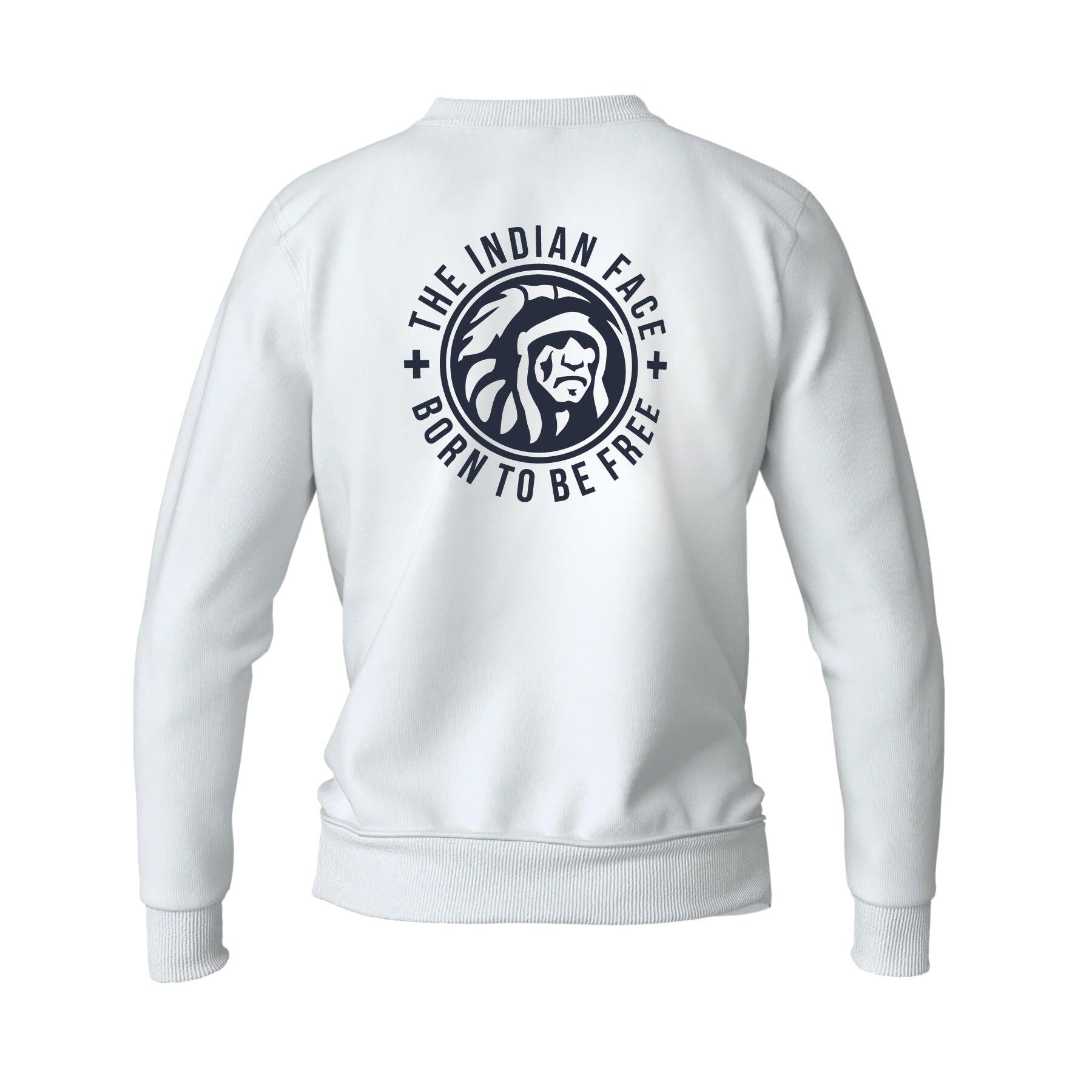 Sudadera adulto y niño de Fitness The Indian Face Unisex Spirit Blanca 2/5
