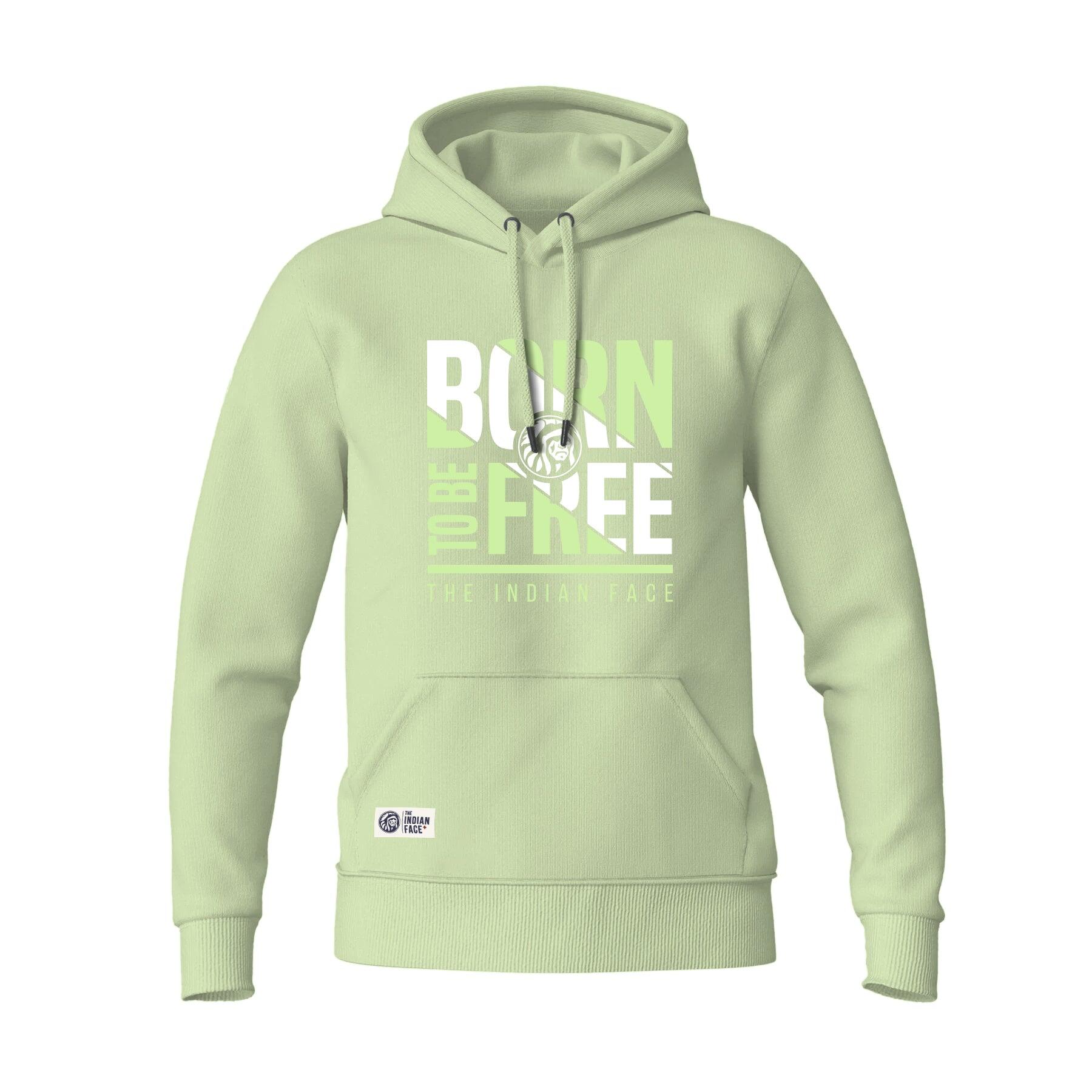 Sudadera adulto de Fitness The Indian Face Unisex Born to be Free Verde 1/5